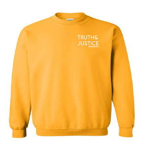 Truth & Justice Sweatshirt Yellow